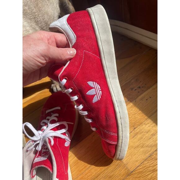 Adidas Mens Stan Smith Original Red Sneakers Size 9 US  B3789 Tennis Shoes main image 6